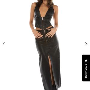 Jagger and Stone Mickayla Top and Midi Skirt